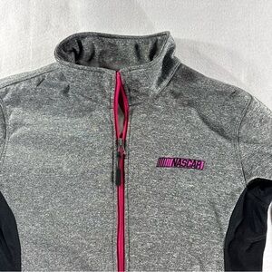 NASCAR Kids Gray and Pink Jacket